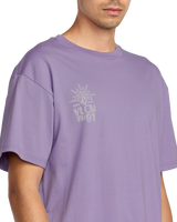 Tune In T-Shirt in Purple Ash