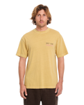 The Volcom Mens FA Ozzy 2 T-Shirt in Mustard