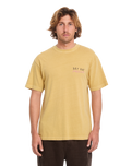 The Volcom Mens FA Ozzy 2 T-Shirt in Mustard