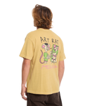 The Volcom Mens FA Ozzy 2 T-Shirt in Mustard