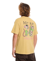 The Volcom Mens FA Ozzy 2 T-Shirt in Mustard