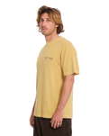 The Volcom Mens FA Ozzy 2 T-Shirt in Mustard
