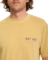 The Volcom Mens FA Ozzy 2 T-Shirt in Mustard