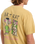 The Volcom Mens FA Ozzy 2 T-Shirt in Mustard