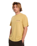 The Volcom Mens FA Ozzy 2 T-Shirt in Mustard