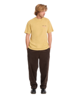The Volcom Mens FA Ozzy 2 T-Shirt in Mustard