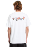 The Volcom Mens Daniel Shepard Walleye T-Shirt in White