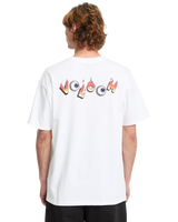 The Volcom Mens Daniel Shepard Walleye T-Shirt in White