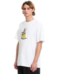 The Volcom Mens Daniel Shepard Walleye T-Shirt in White