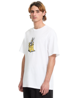 The Volcom Mens Daniel Shepard Walleye T-Shirt in White