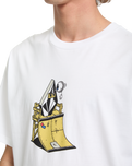 The Volcom Mens Daniel Shepard Walleye T-Shirt in White
