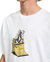 The Volcom Mens Daniel Shepard Walleye T-Shirt in White