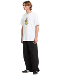 The Volcom Mens Daniel Shepard Walleye T-Shirt in White