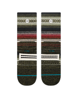 The Stance Mens Mid Wool Crew Socks in Black & Red