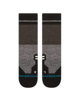 The Stance Mens Trenton Mid Wool Crew Socks in Black