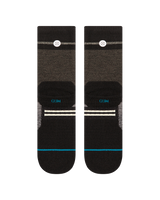 The Stance Mens Trenton Mid Wool Crew Socks in Black