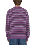 The Volcom Mens Rayeah Sweatshirt in Deep Purple