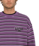 The Volcom Mens Rayeah Sweatshirt in Deep Purple