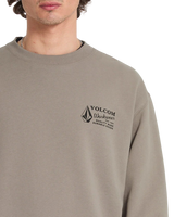 The Volcom Mens Workwear Sweatshirt in Brindle