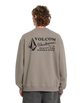 The Volcom Mens Workwear Sweatshirt in Brindle