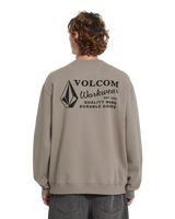 The Volcom Mens Workwear Sweatshirt in Brindle