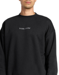 The Volcom Mens Stone Sweatshirt in Black