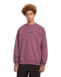 The Volcom Mens Stone Sweatshirt in Orchid