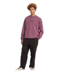 The Volcom Mens Stone Sweatshirt in Orchid