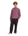 The Volcom Mens Stone Sweatshirt in Orchid