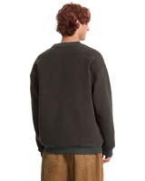 The Volcom Mens Too Kool Sweatshirt in Rinsed Black