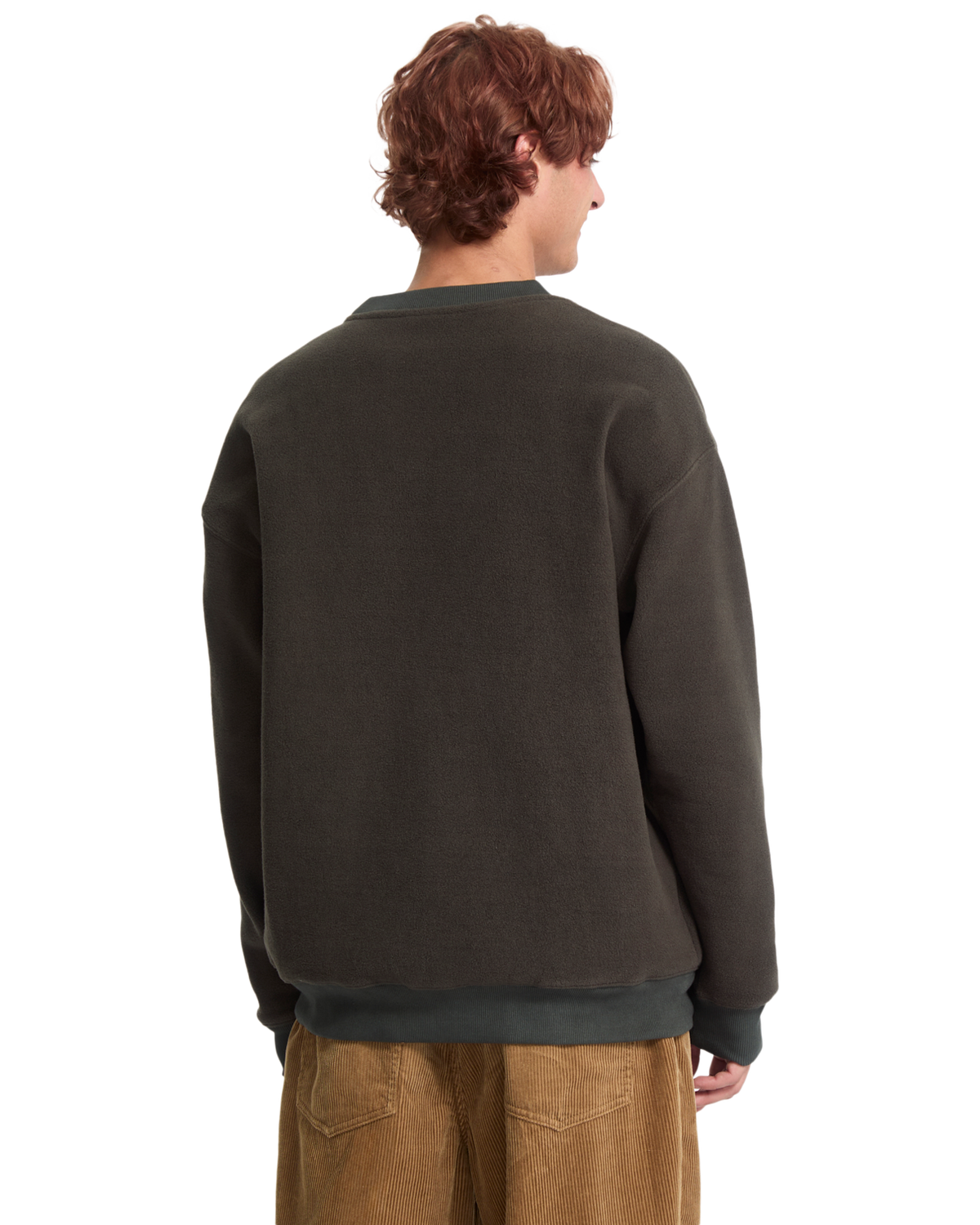 The Volcom Mens Too Kool Sweatshirt in Rinsed Black