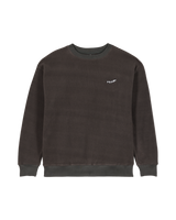 The Volcom Mens Too Kool Sweatshirt in Rinsed Black