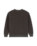 The Volcom Mens Too Kool Sweatshirt in Rinsed Black