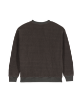 The Volcom Mens Too Kool Sweatshirt in Rinsed Black