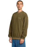 The Volcom Mens K Stone Sweatshirt in Sage Leaf