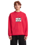 Stoneye Sweatshirt in Lifeguard Red