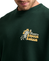 Racoon Sweatshirt in Scarab