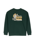 Racoon Sweatshirt in Scarab