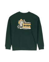 Racoon Sweatshirt in Scarab