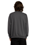 The Volcom Mens Single Stone Sweatshirt in Antique Black