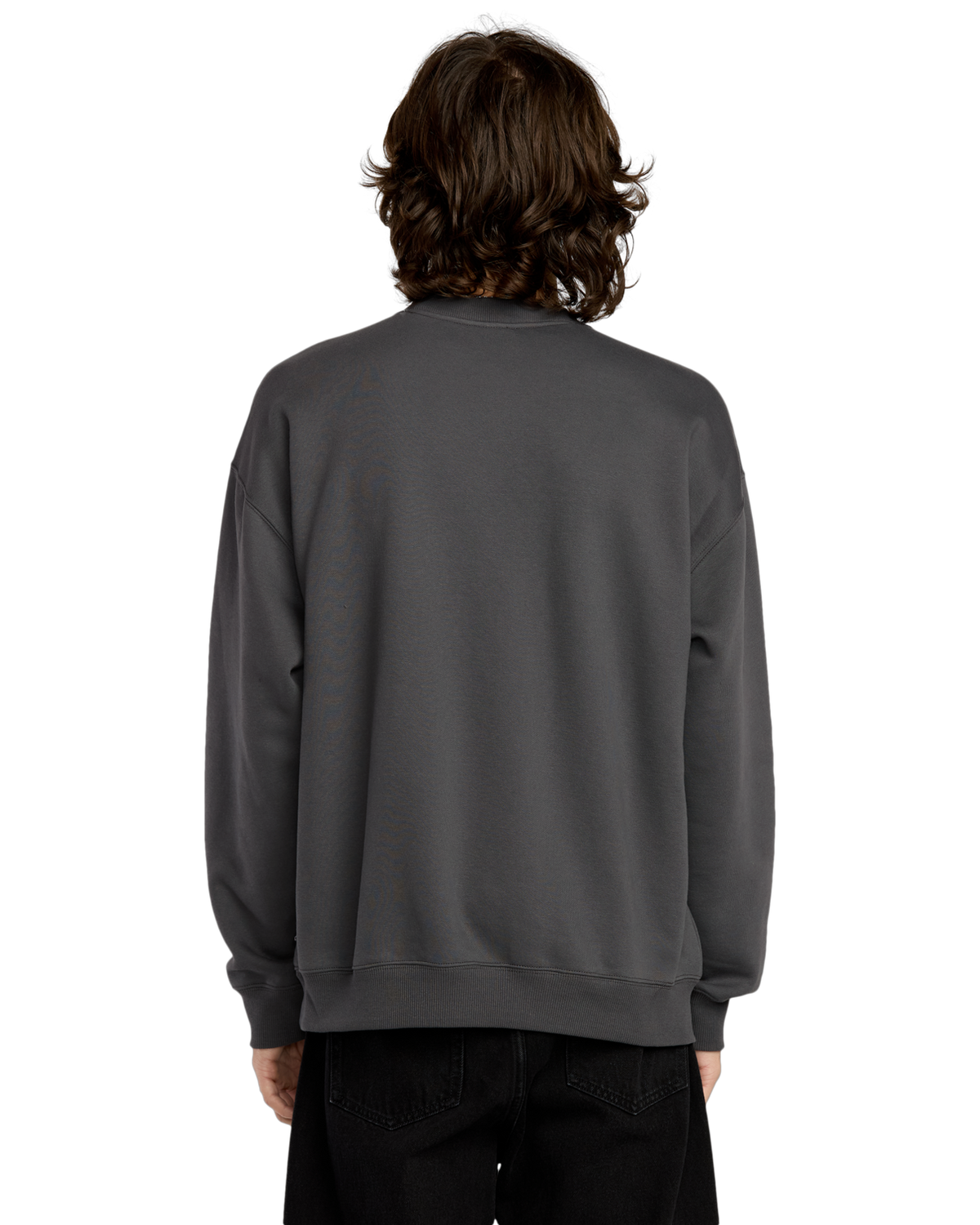 The Volcom Mens Single Stone Sweatshirt in Antique Black