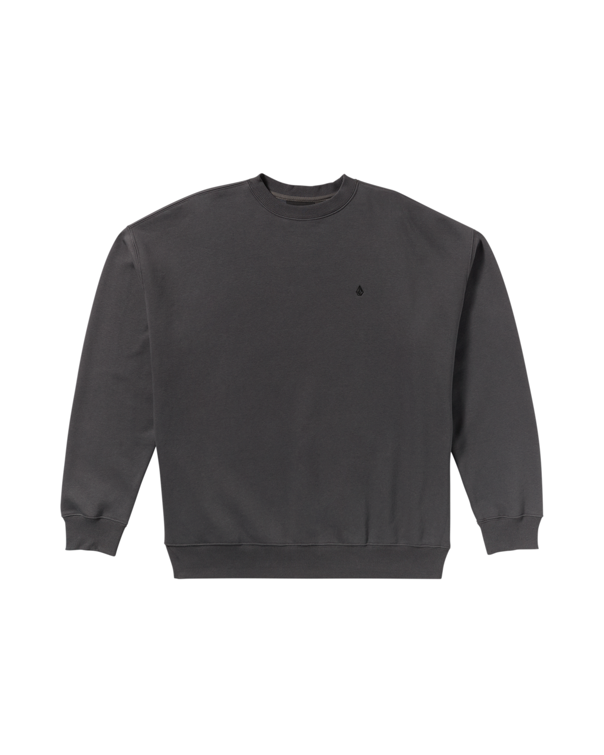 The Volcom Mens Single Stone Sweatshirt in Antique Black