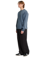 The Volcom Mens Single Stone Sweatshirt in Blue Wash