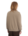 The Volcom Mens Single Stone Sweatshirt in Earth