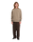 The Volcom Mens Single Stone Sweatshirt in Earth
