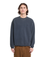 The Volcom Mens Single Stone Sweatshirt in Storm Blue