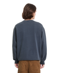 The Volcom Mens Single Stone Sweatshirt in Storm Blue