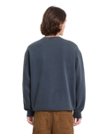 The Volcom Mens Single Stone Sweatshirt in Storm Blue