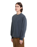 The Volcom Mens Single Stone Sweatshirt in Storm Blue