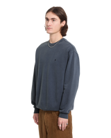 The Volcom Mens Single Stone Sweatshirt in Storm Blue